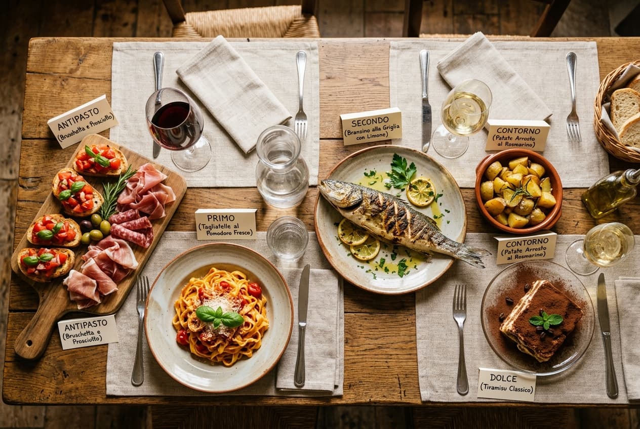 Decoding the Italian menu & course flow